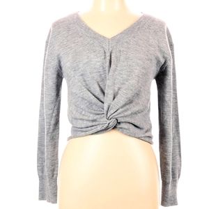 J.O.A. twist-hem sweater